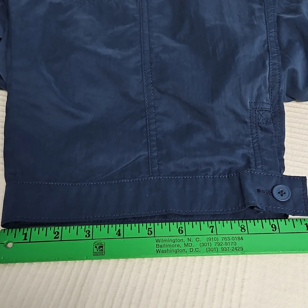 Westbound Parachute‎ Crop Mid Rise Relaxed Leg Pants: Color- Blue: Size- 20W
